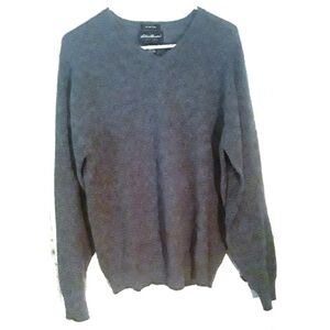 Eddie Bauer Grey Wool Blend Sweater